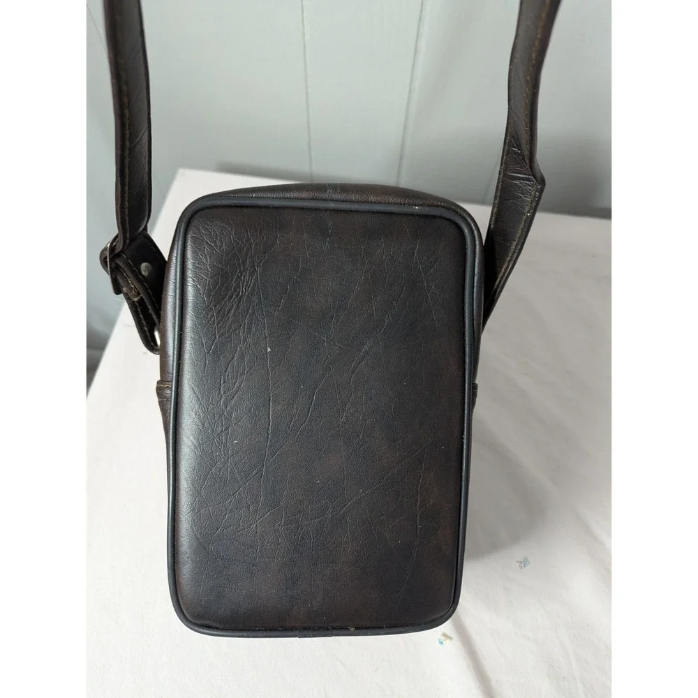 Vintage Camera carry crossbody shoulder bag satchel man men unisex brown tote
